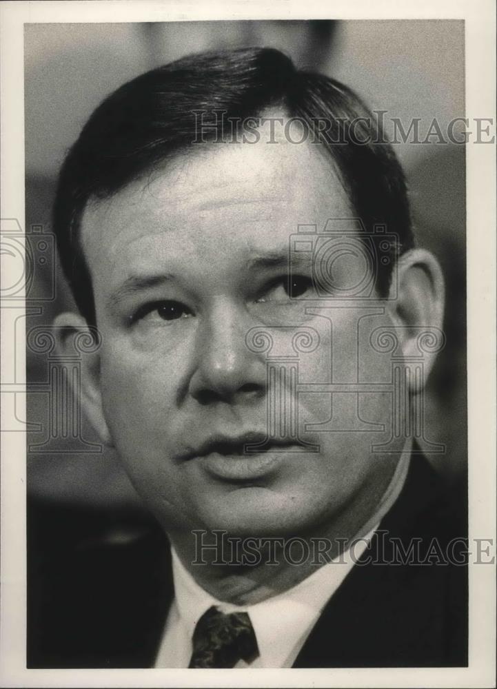 1989 Press Photo Mountain Brook, Alabama Chief of Police Marty Keely - abna33266 - Historic Images