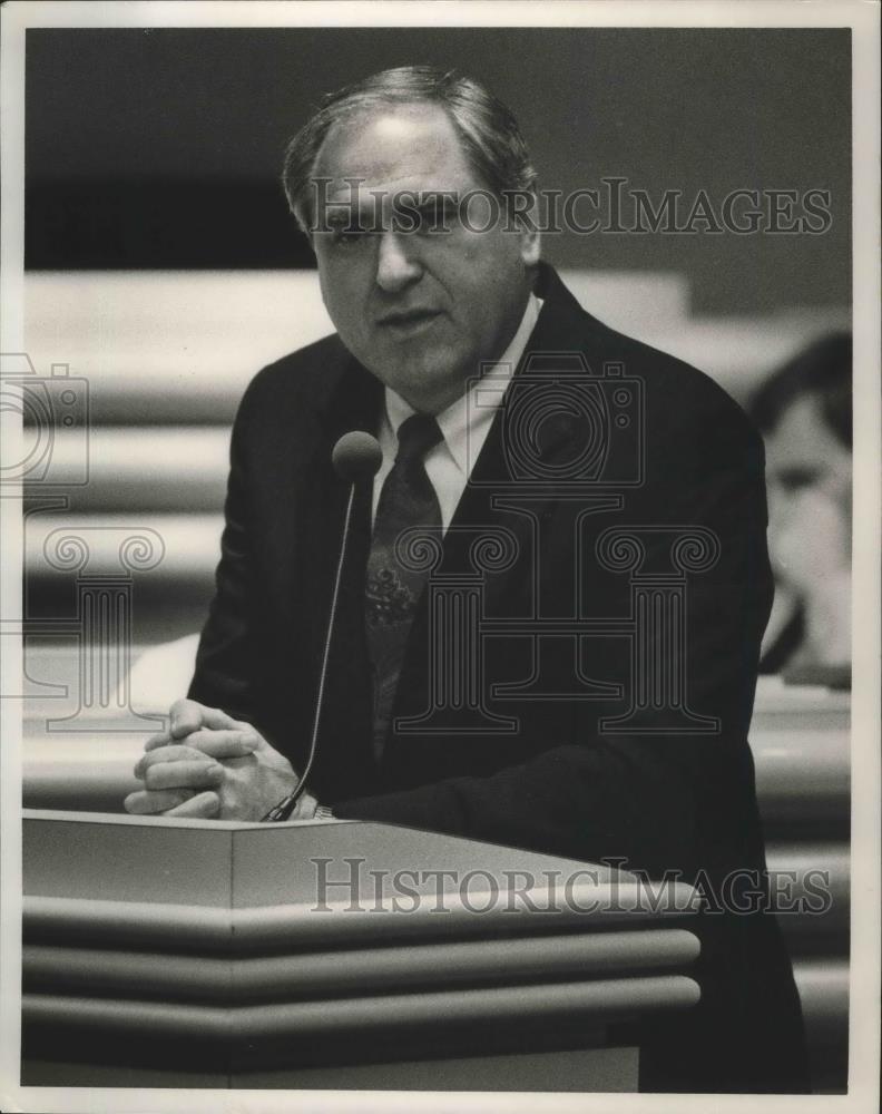 1991 Press Photo Perry Hand at Highway ways and means Meeting - abna33430 - Historic Images