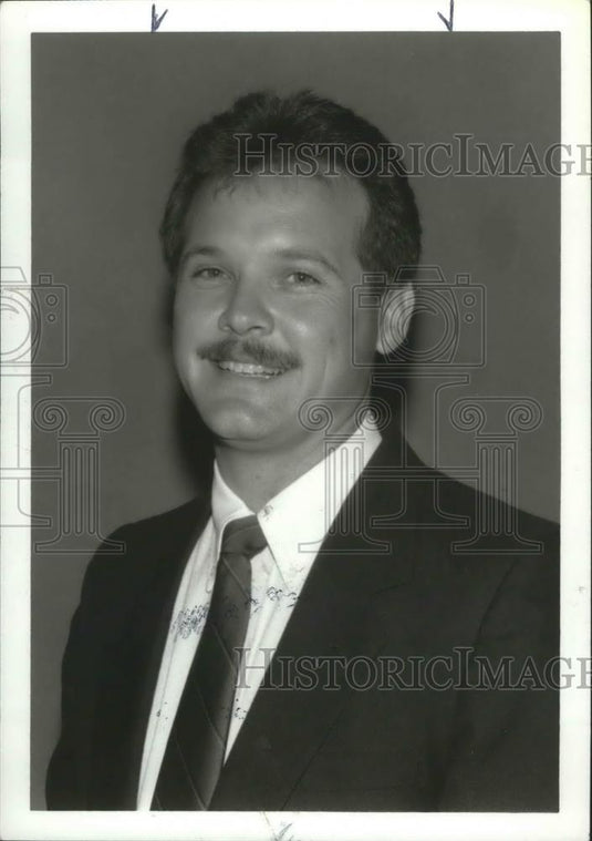 1988 Press Photo Richard "Ricky" Linn, Hoover Politician - abna33801 - Historic Images