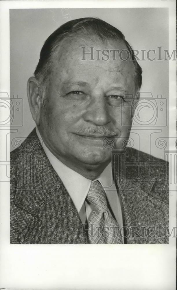 1976 Press Photo Frank Lindstrom Senior, Associated Contractors of America - Historic Images