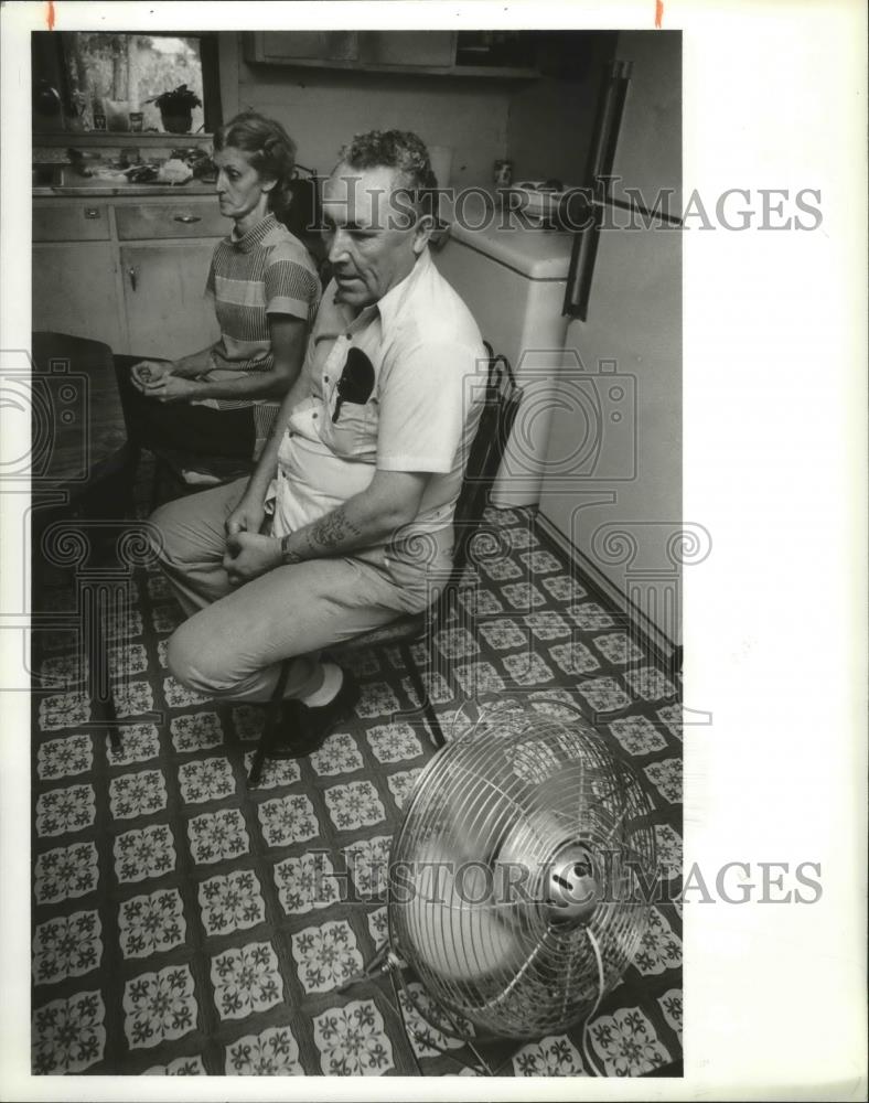 1981 Press Photo J. C. and Melba Fay Busbee, Winfield Child Murder Suspects - Historic Images