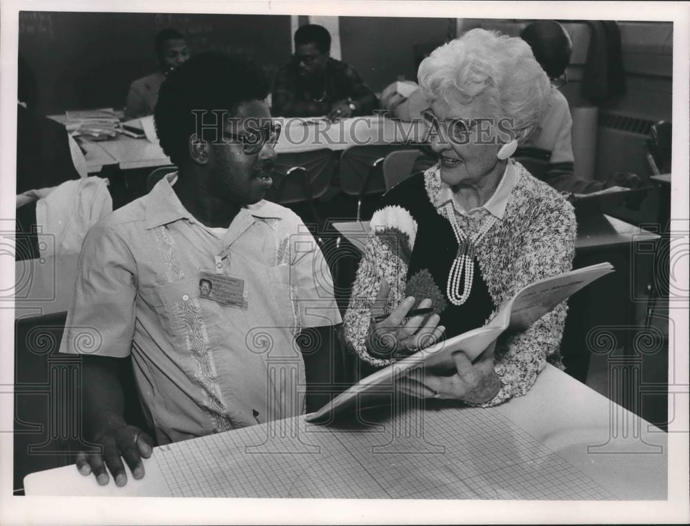 1989 Press Photo Tony Leonard and Faye O&#39;Grady - abna33963 - Historic Images