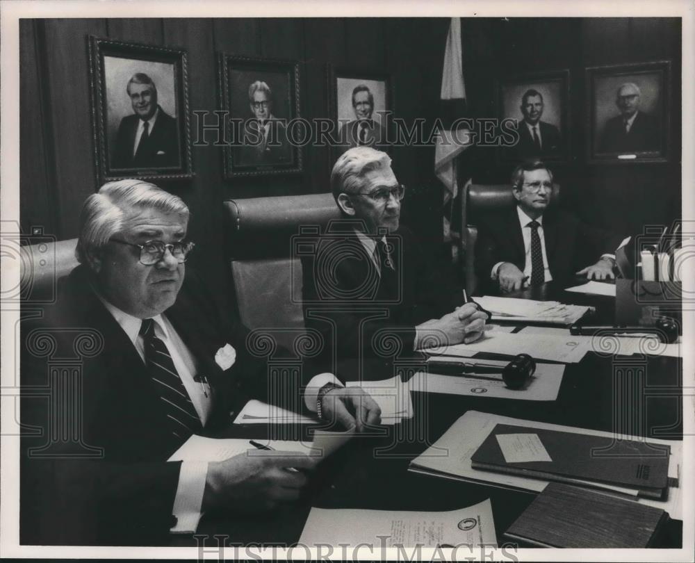 Press Photo Jefferson County Commission Members - abna33972 - Historic Images