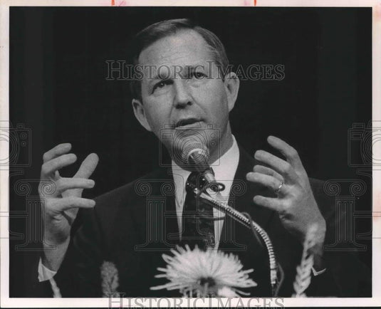 1990 Press Photo Alabama Education Association Executive Secretary Paul Hubbert - Historic Images