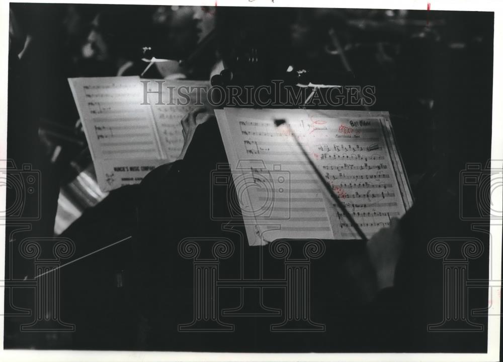 1978 Press Photo Birmingham, Alabama Festival of Sacred Music Symphony Musicians - Historic Images