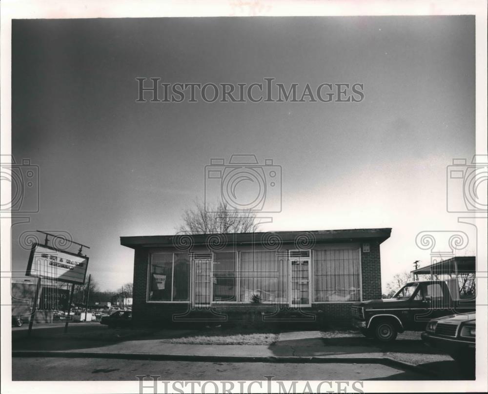 1986 Press Photo Location of Sting Criminal Operation - abna34166 - Historic Images