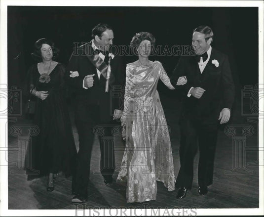 1979 Press Photo Alabama Governor Fob James and Wife at Inauguration - abna34345 - Historic Images