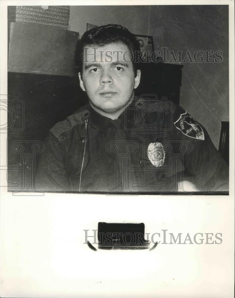 1982 Press Photo Sargent Larry Irvin, Birmingham policeman, Alabama - abna34429 - Historic Images