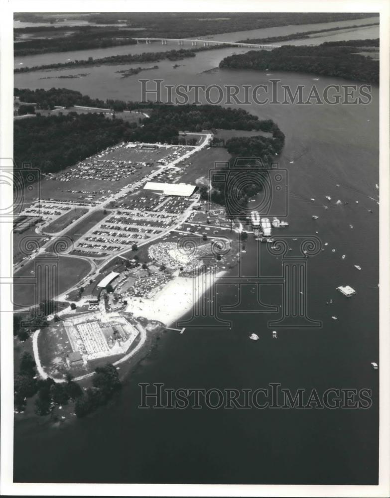 1980 Press Photo Point Mallard, Decatur, 750 Acre Municipal Park at Flint Creek - Historic Images