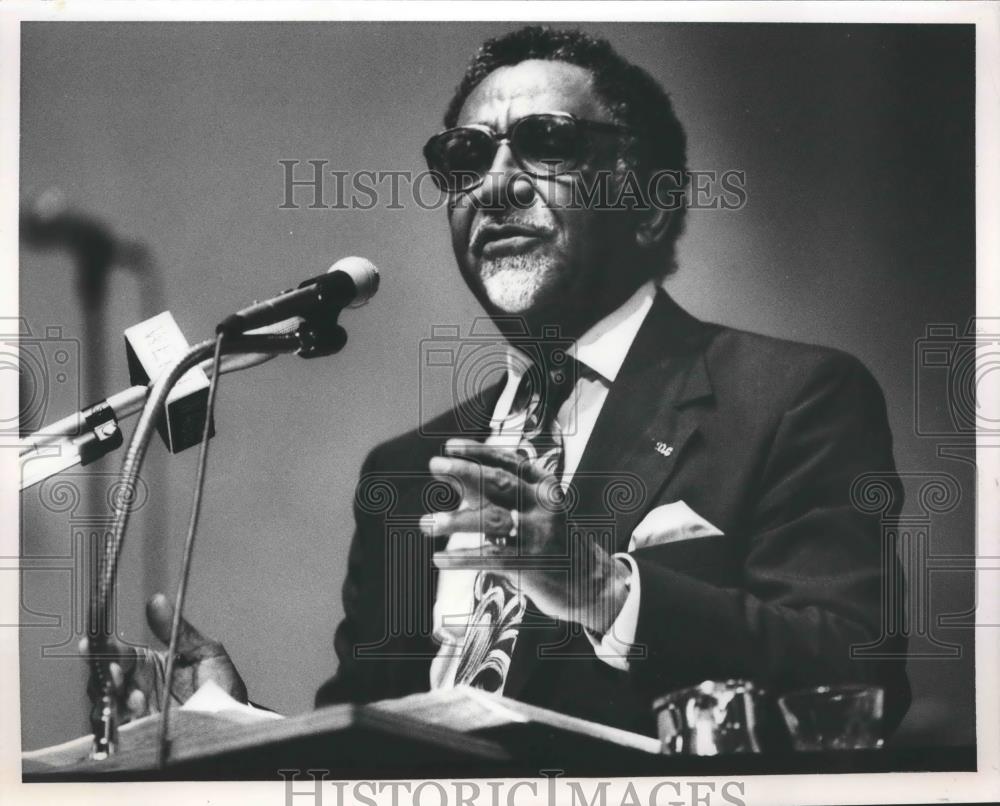 1989 Press Photo Joseph Lowery, Southern Christian Leadership, Alabama - Historic Images