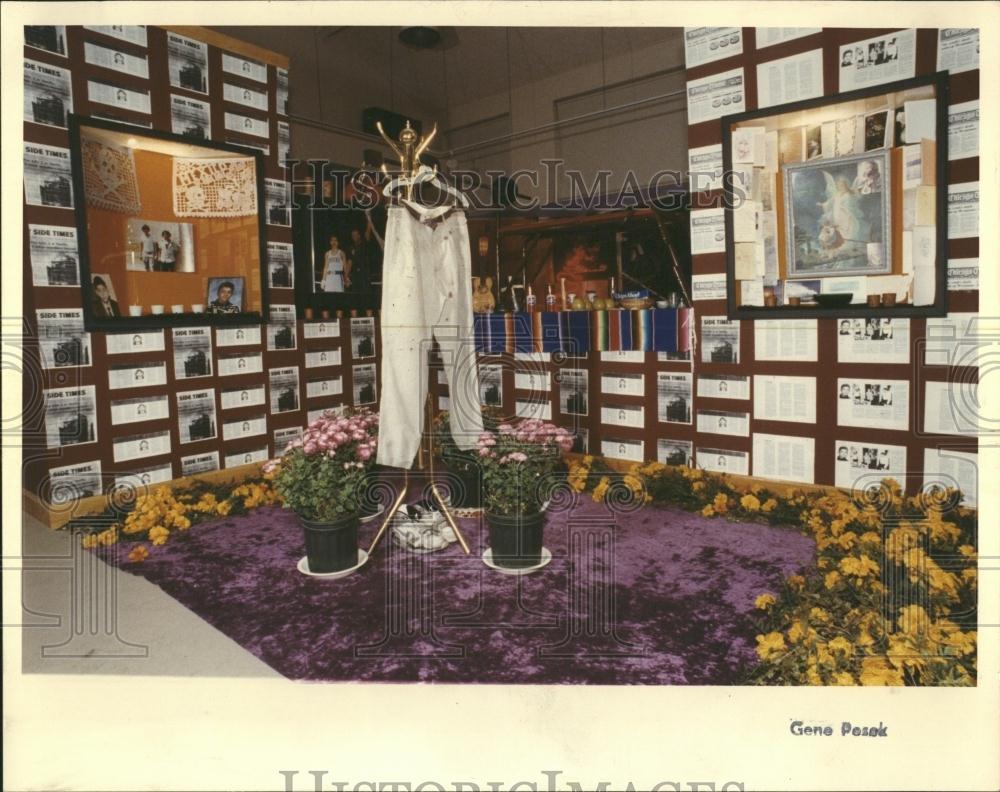 1990 Press Photo Patricia Martinez Day Of Dead Ofrenda - RRV39537 - Historic Images