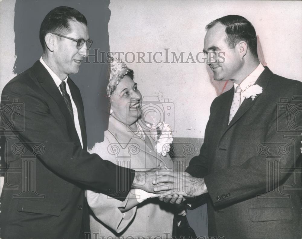 Press Photo Alabama Education Association - J. Daniel Hand, Governor Patterson - Historic Images