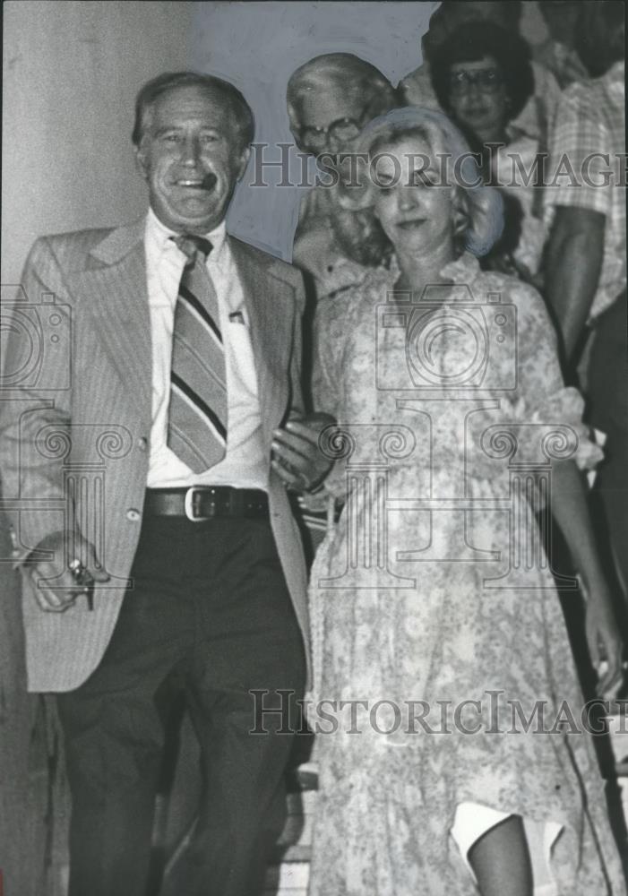 1978 Press Photo C.P. Walker, Former Shelby County Sheriff, and Wife - abno03888 - Historic Images