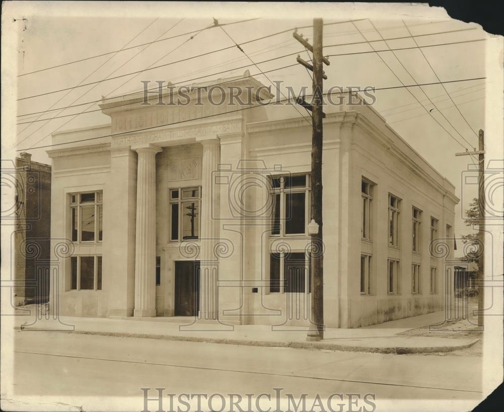 Press Photo North Birmingham Trust and Savings - Exterior, Birmingham, Alabama - Historic Images