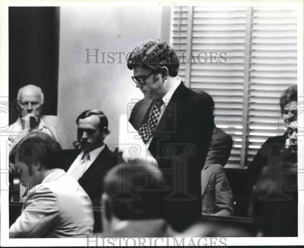 1980 Press Photo Unidentified persons at trial of Thomas Fullman - abno04469 - Historic Images