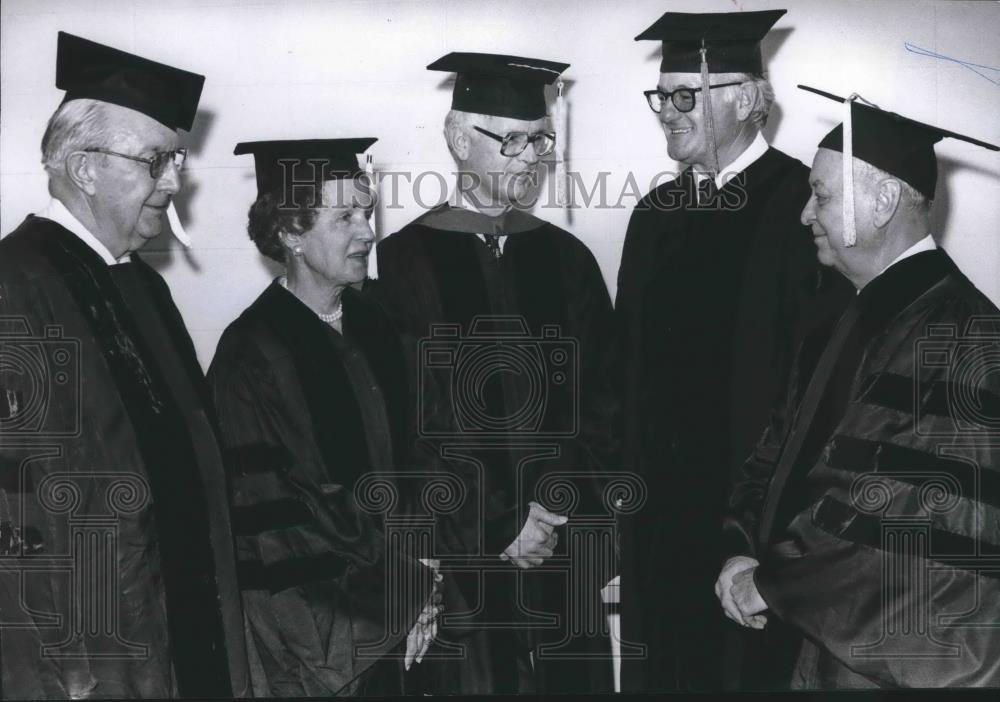 1978 Press Photo University of Alabama - Honorary Degree Holders, Birmingham - Historic Images