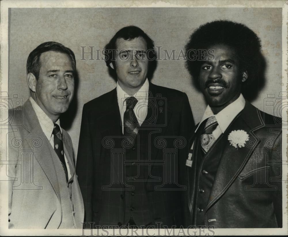 1978 Press Photo Basketball Coach C. M. Newton; Robert Chapman, Anthony Murray - Historic Images