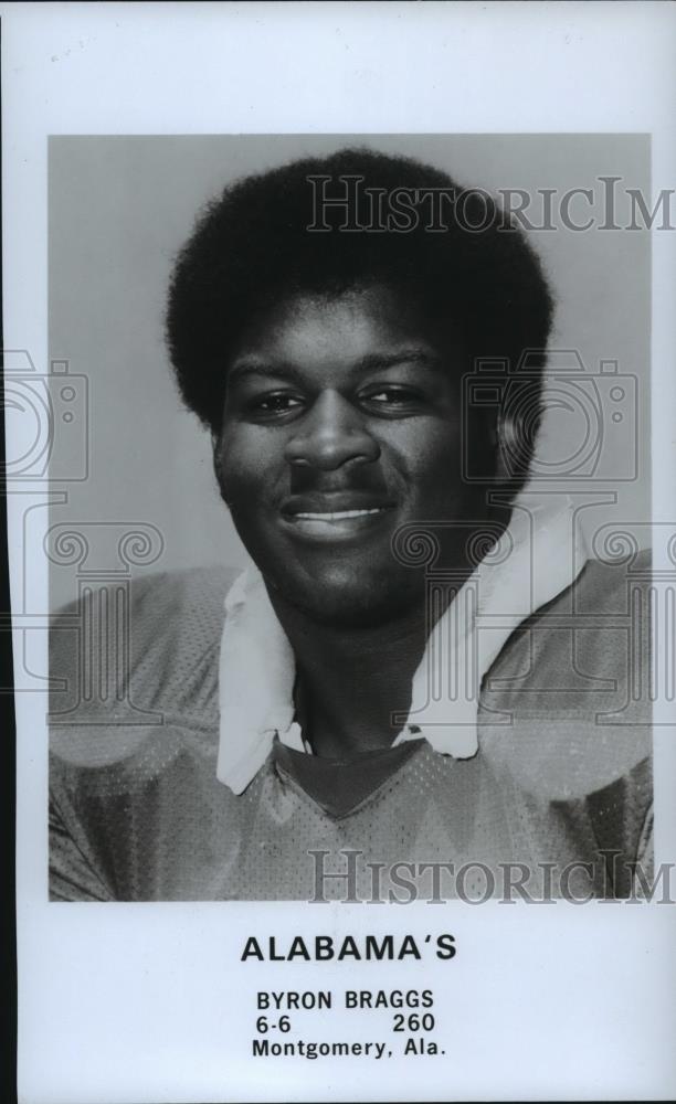 1979 Press Photo Byron Braggs, Alabama Football Player, Montgomery, Alabama - Historic Images