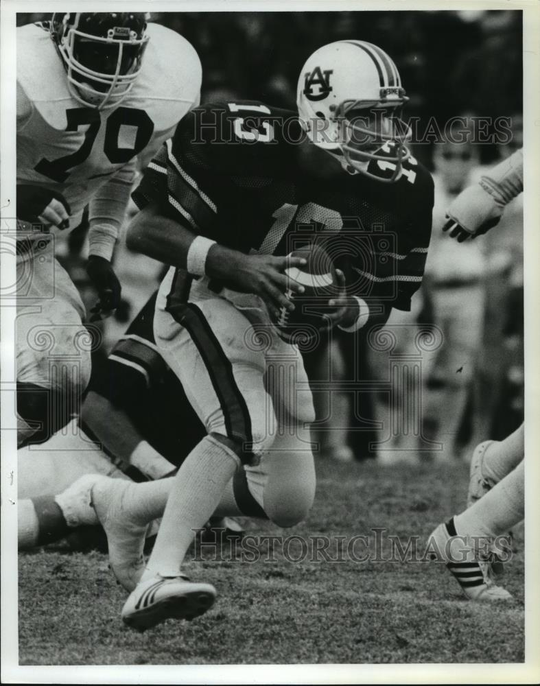 1982 Press Photo Ken Hobby, Auburn University Football player - abns06326 - Historic Images