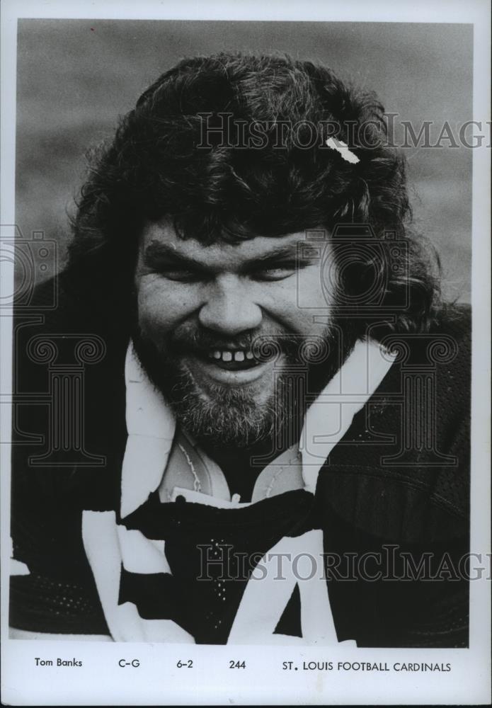 1980 Press Photo Tom Banks, St. Louis Football Cardinals - abns06603 - Historic Images