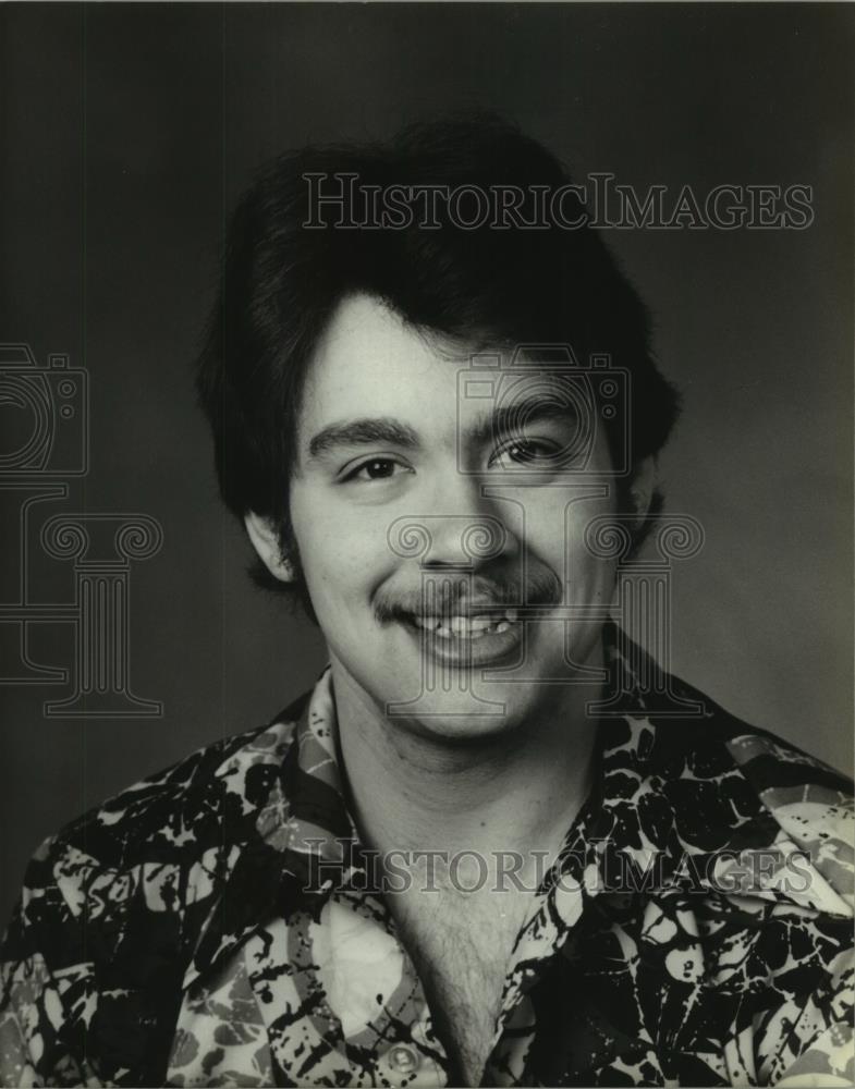 1982 Press Photo Bill Shannon WZUU-AM radio personality - mjc02283 - Historic Images