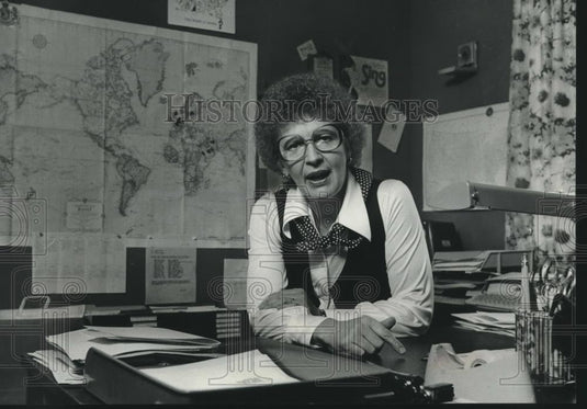 1979 Press Photo Ruth Uglow, the international president of Sweet Adelines, Inc. - Historic Images