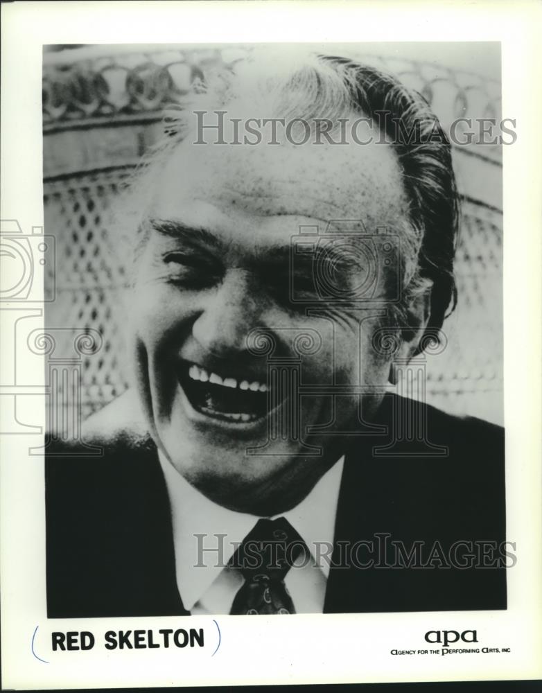 1989 Press Photo Actor/Comedian Red Skelton - mjc03769 - Historic Images