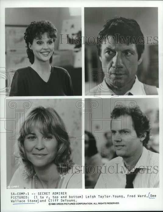 1981 Press Photo Leigh Taylor-Young, Fred Ward, Dee Wallace Stone, Cliff Deyoung - Historic Images