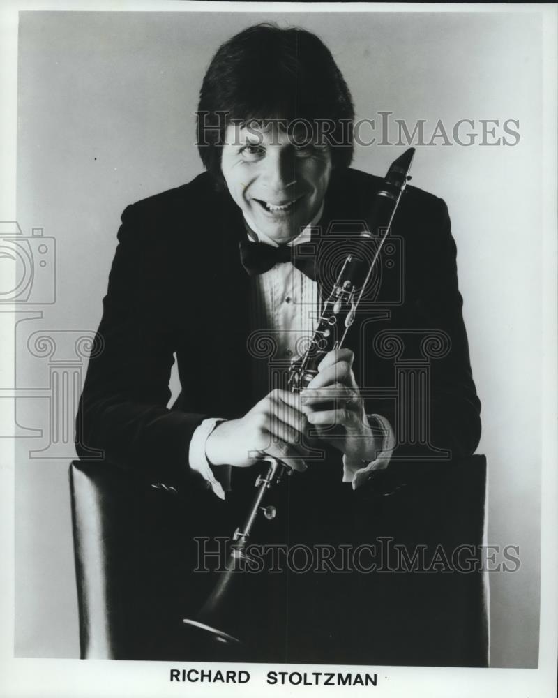 1988 Press Photo Richard Stoltzman Clarinetist - mjc03793 - Historic Images