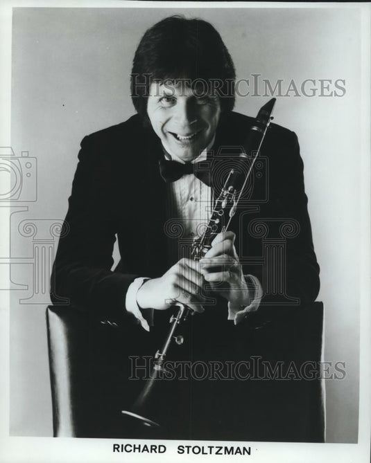 1988 Press Photo Richard Stoltzman Clarinetist - mjc03793 - Historic Images