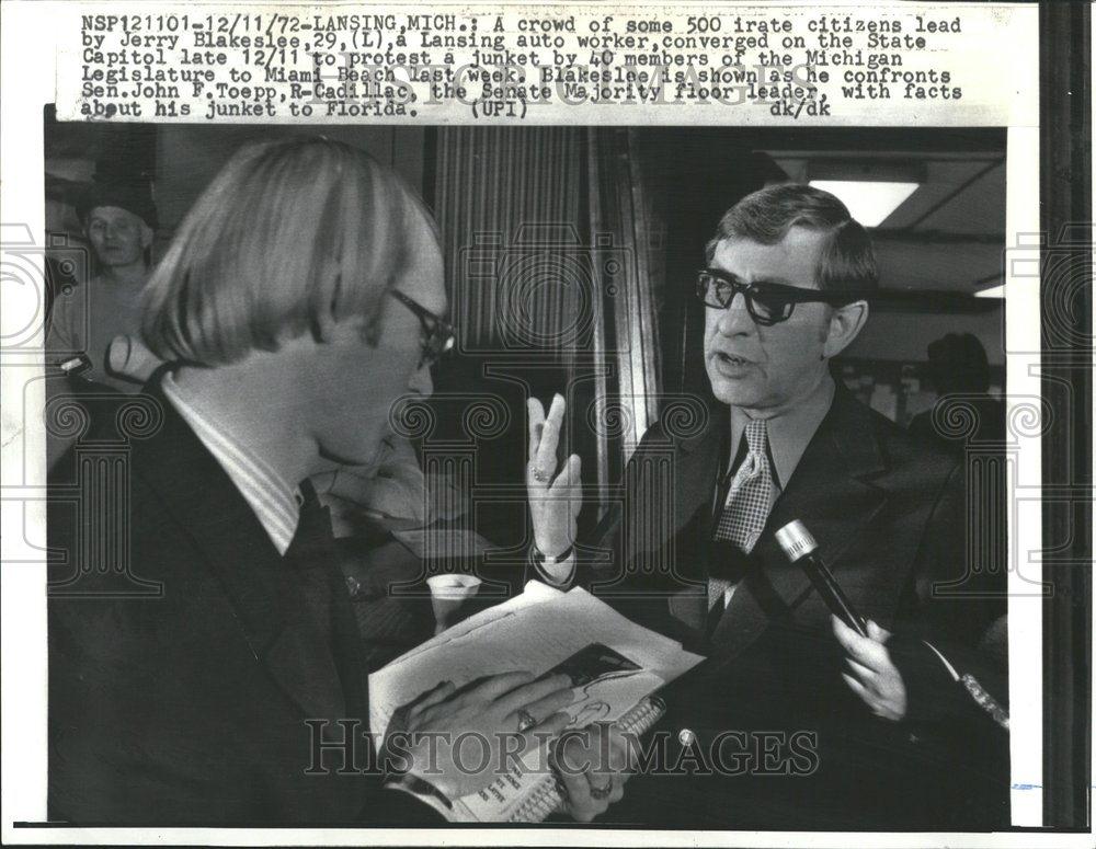 1972 Press Photo Senator John Toepp - RRV71957 - Historic Images