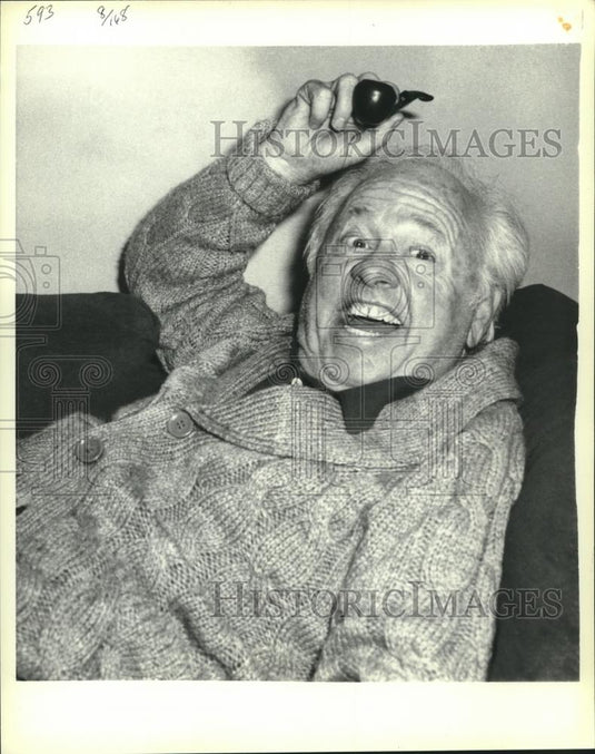 1980 Press Photo Actor, comedian Mickey Rooney of "The Black Stallion" - Historic Images