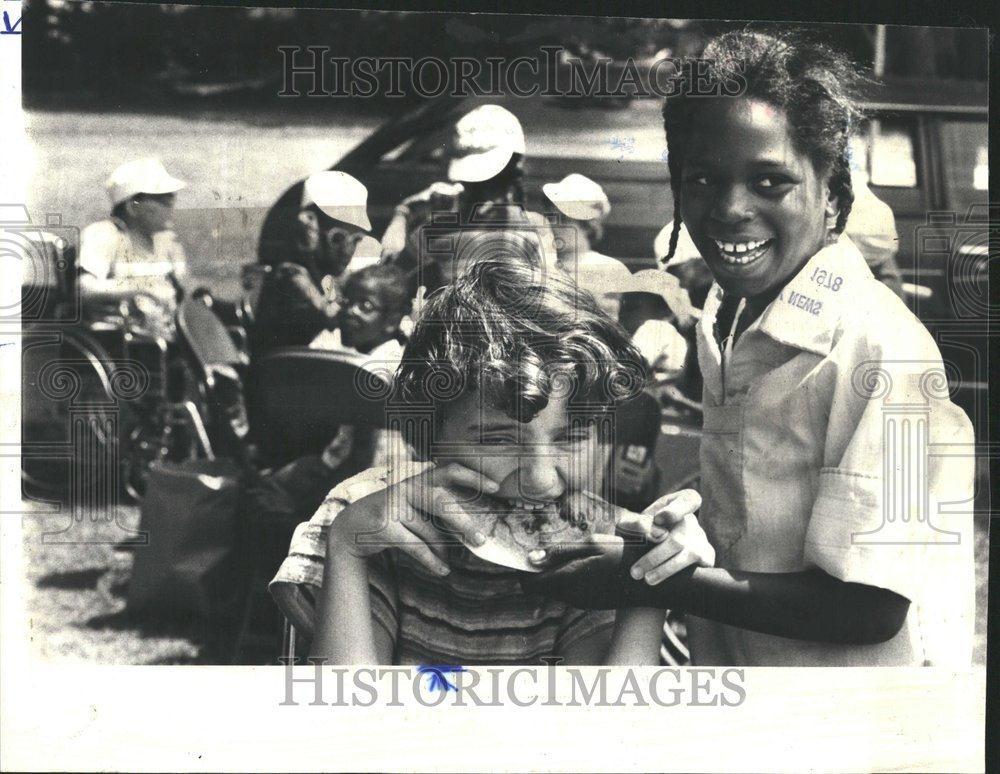 1977 Press Photo Handicapped Kids Paralyzed Veterans - RRV42985 - Historic Images