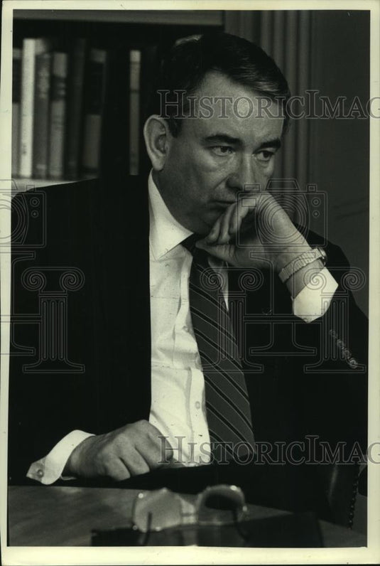 1990 Press Photo Governor of Wisconsin, Tommy Thompson - mjc06023 - Historic Images