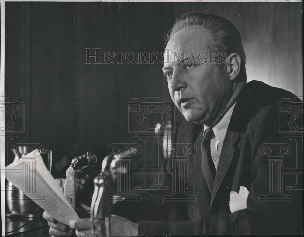 1960 Press Photo Steve McNichols Governor Former - RRV17503 - Historic Images