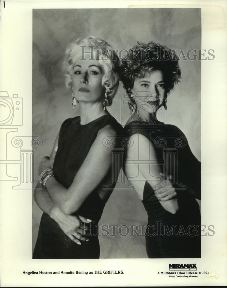 1991 Press Photo Angelica Huston and Annette Bening as The Grifters - mjc06104 - Historic Images