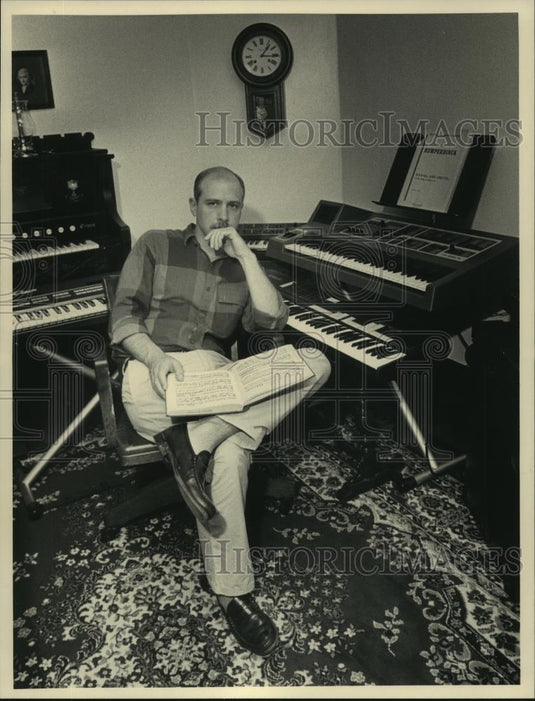 1986 Press Photo Scott Stewart, Florentine Opera Chorus Conductor - mjc06204 - Historic Images