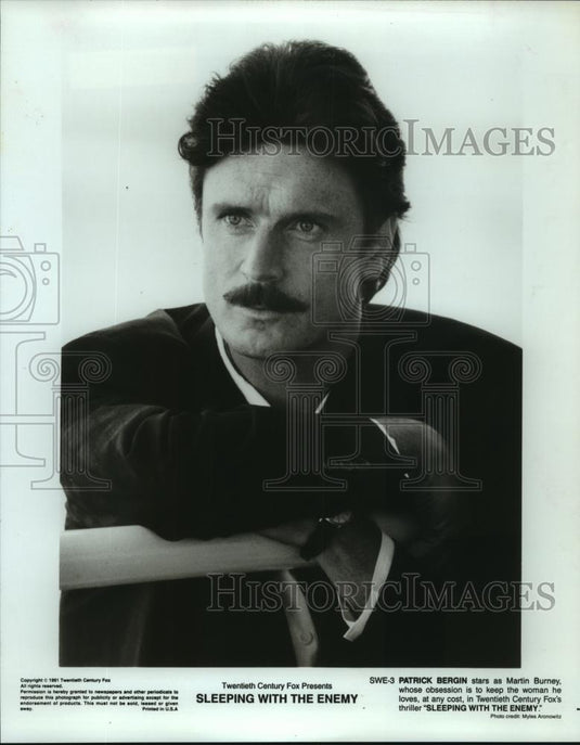 1991 Press Photo Patrick Bergin As Martin Burney In "Sleeping With The Enemy" - Historic Images