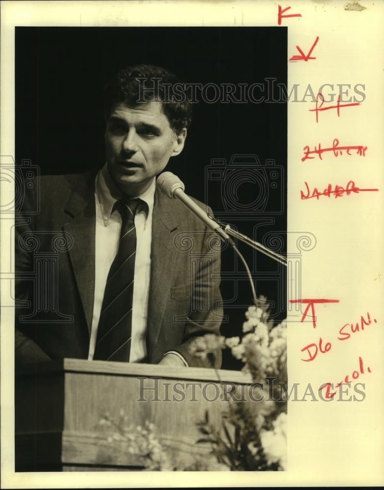 Press Photo Ralph Nader- Consumer Advocate - mjc06256 - Historic Images