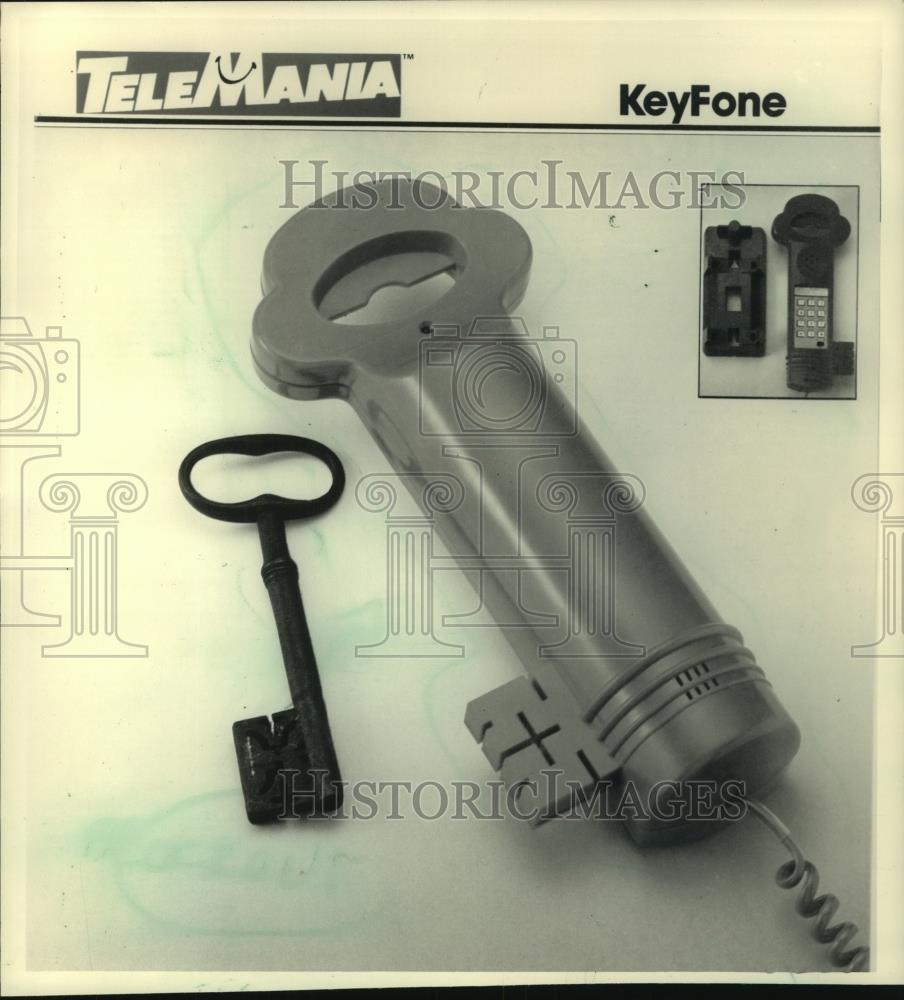 1986 Press Photo Bloedel's "Key" Telephone - mjc06555 - Historic Images