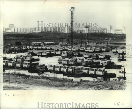 1977 Press Photo Soviet Union's Kamaz truck plant, Naberezhniye Chelny - Historic Images