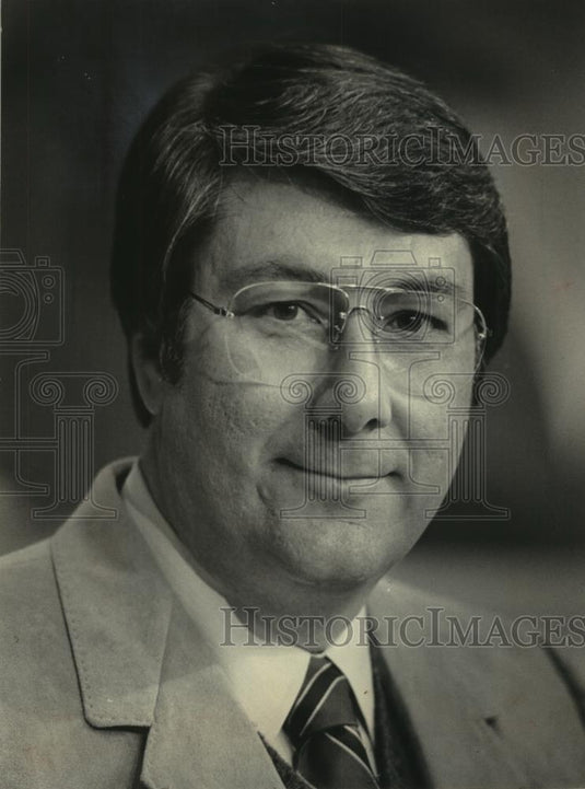 1984 Press Photo Jerry Taft WISN-TV anchor Milwaukee newsman - mjc14256 - Historic Images