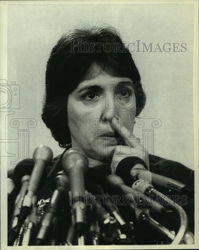 1982 Press Photo Eleanor Smeal, National Organization of Women,in Washington - Historic Images