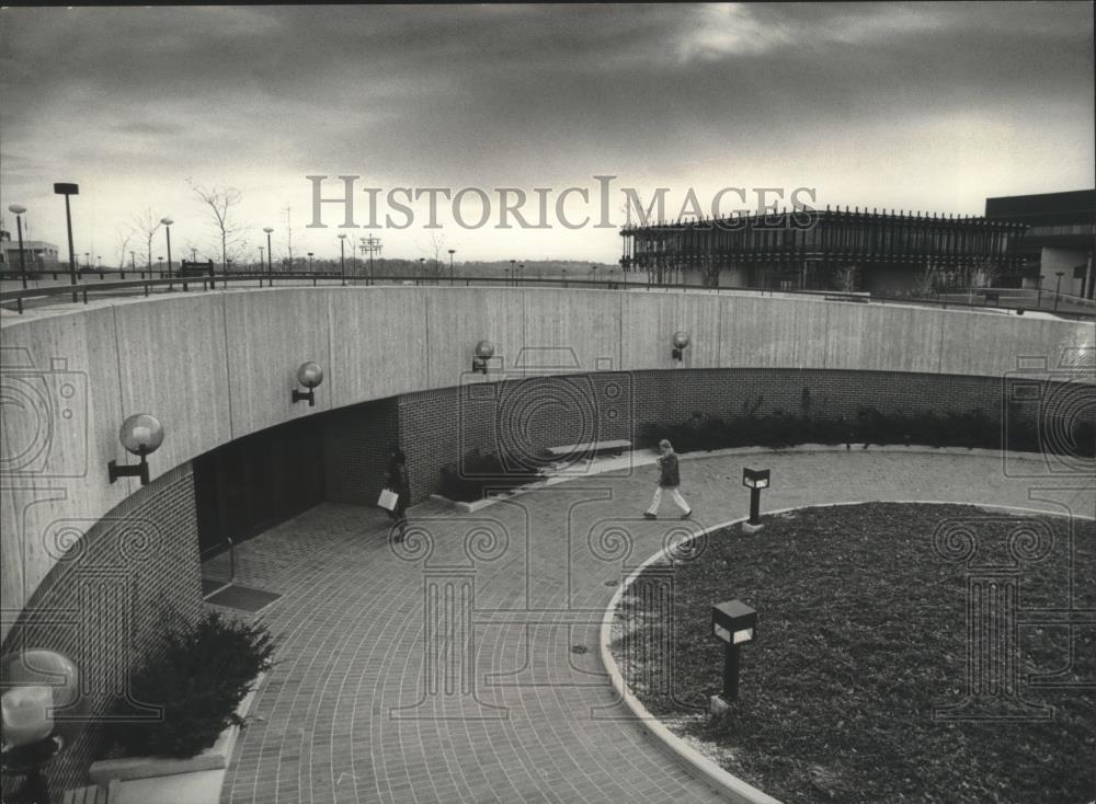 1977 Press Photo A section of University of Wisconsin-Green Bay campus - Historic Images