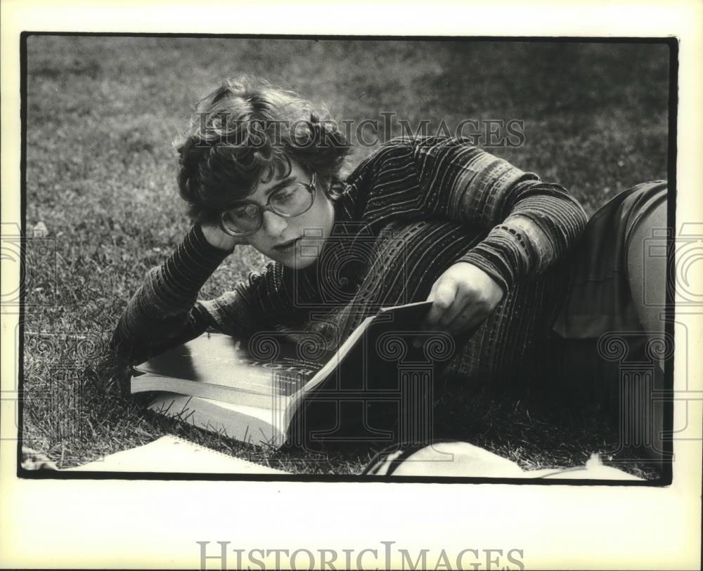 1979 Press Photo University of Wisconsin-Green Bay student, Reyne Barrett - Historic Images