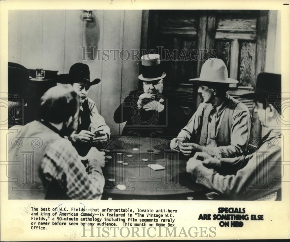 1979 Press Photo W.C. Fields featured in "Specials Are Something Else On HBO" - Historic Images