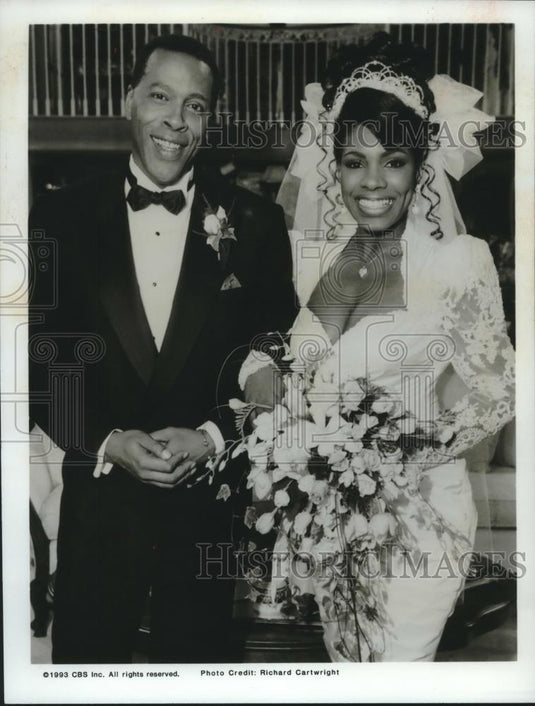 1993 Press Photo Meshach Taylor & Sheryl Lee Ralph of TV show Designing Women - Historic Images