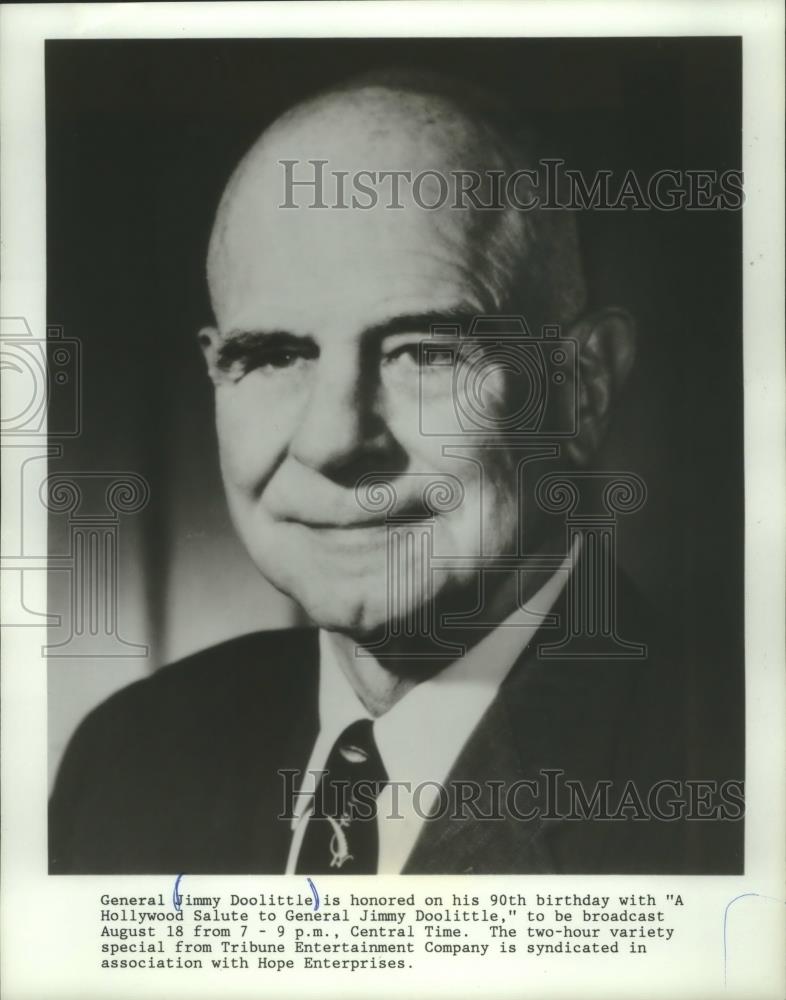 Press Photo General Jimmy Doolittle - mjc15717 - Historic Images