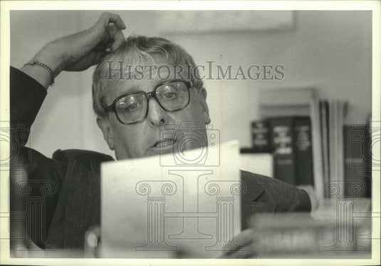 1989 Press Photo Charles Smith, Wisconsin politics - mjc16020 - Historic Images