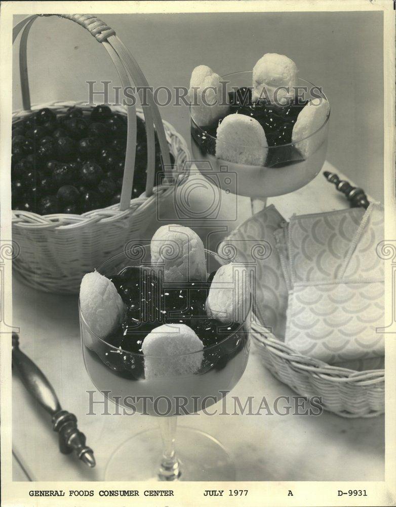 1981 Press Photo Blueberry Pudding Fancy - RRV64689 - Historic Images